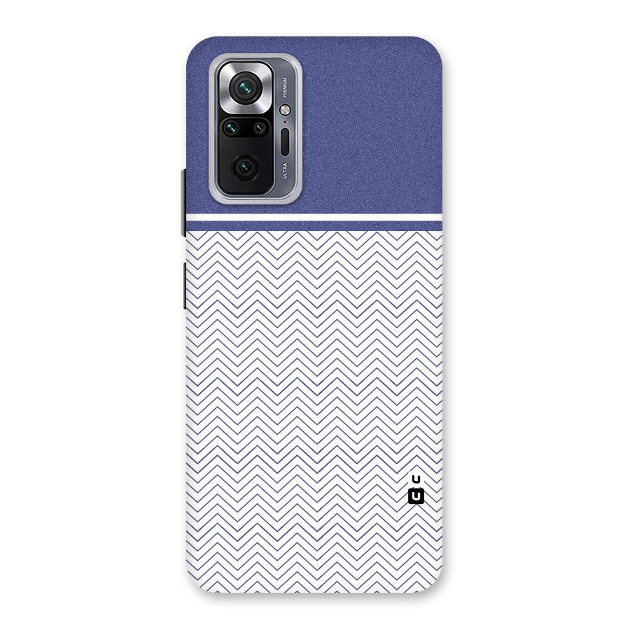 Melange Striped Pattern Back Case for Redmi Note 10 Pro Max