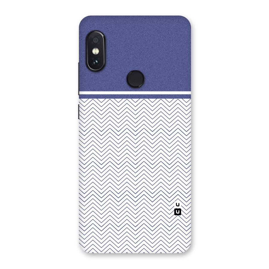 Melange Striped Pattern Back Case for Redmi Note 5 Pro