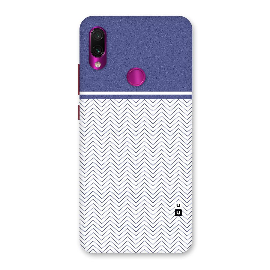 Melange Striped Pattern Back Case for Redmi Note 7 Pro