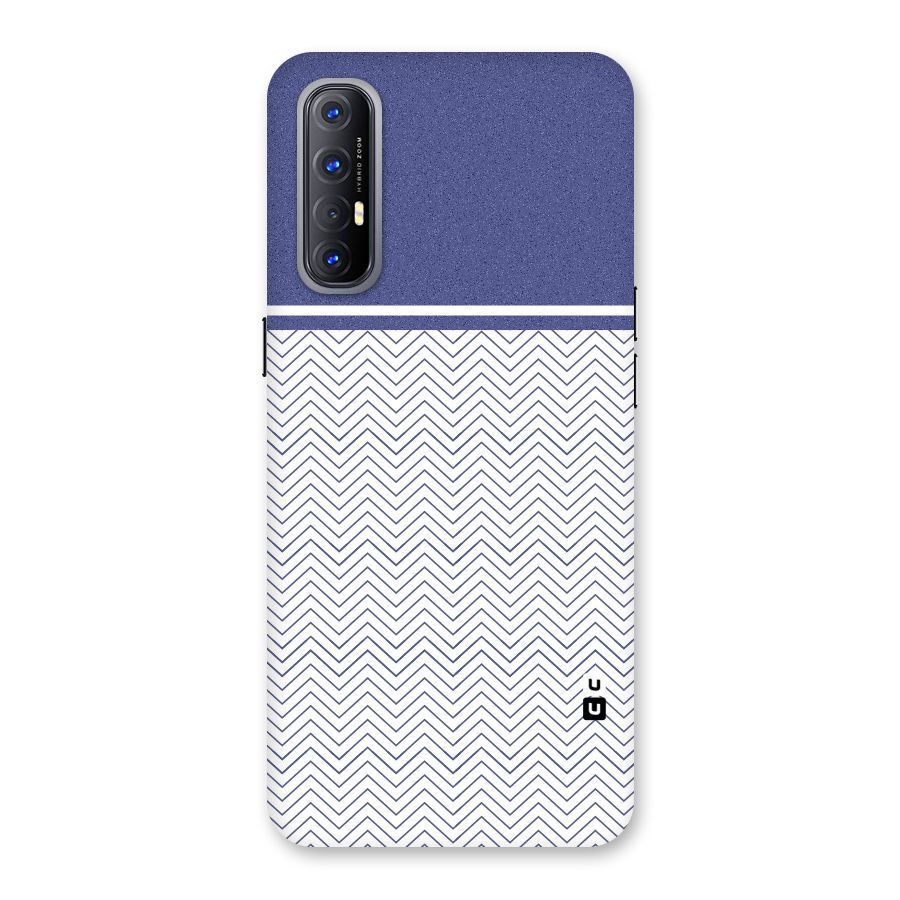 Melange Striped Pattern Back Case for Reno3 Pro