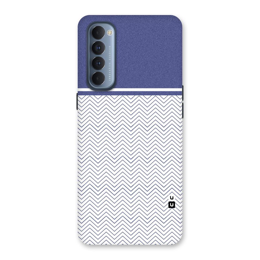 Melange Striped Pattern Back Case for Reno4 Pro