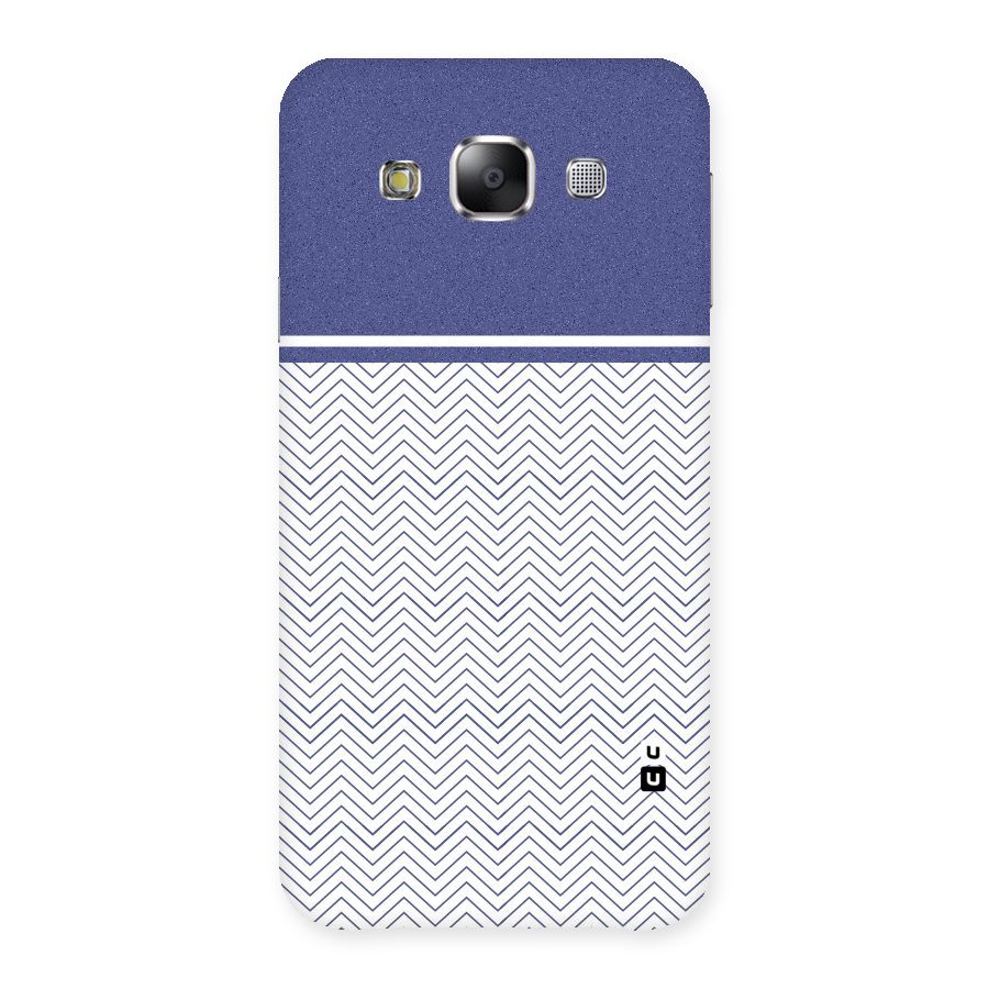 Melange Striped Pattern Back Case for Samsung Galaxy E5