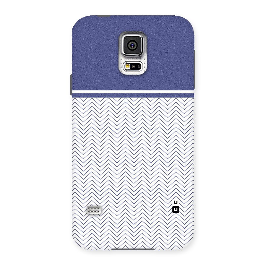 Melange Striped Pattern Back Case for Samsung Galaxy S5