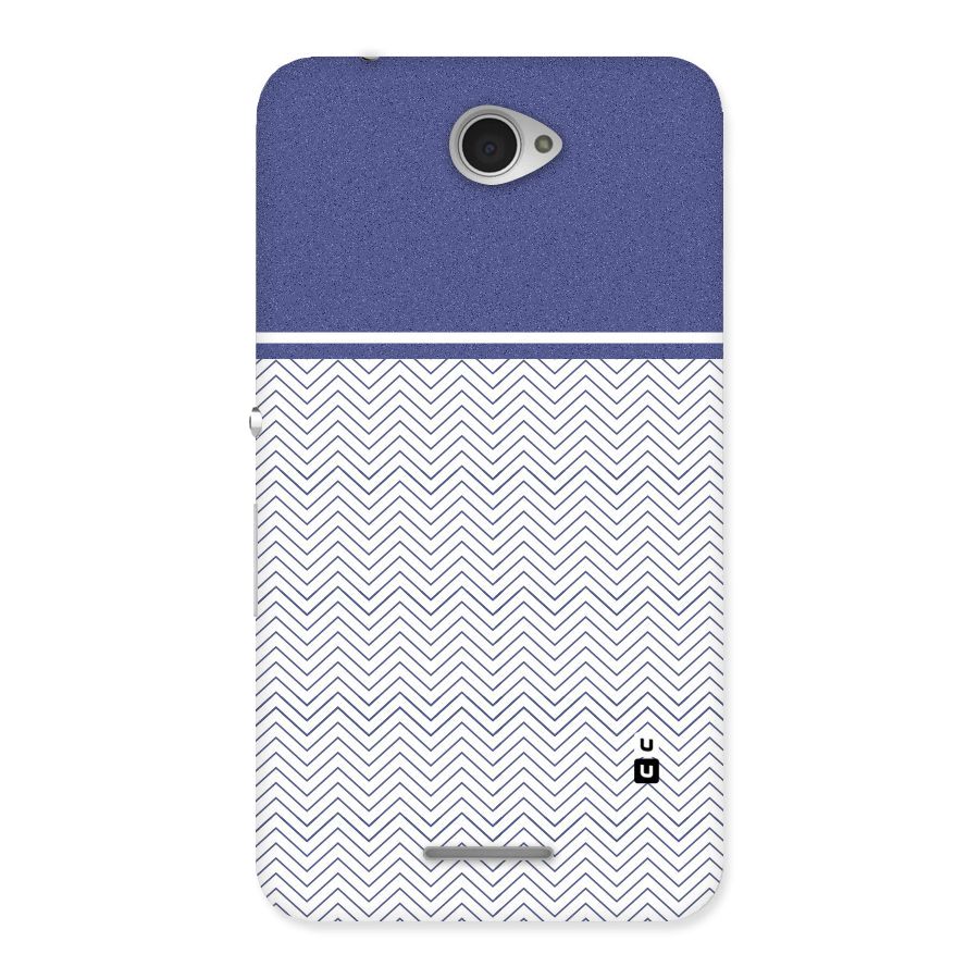 Melange Striped Pattern Back Case for Sony Xperia E4