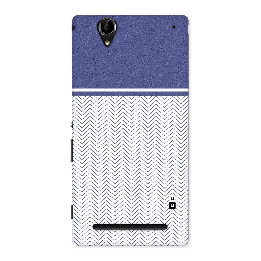 Melange Striped Pattern Back Case for Sony Xperia T2