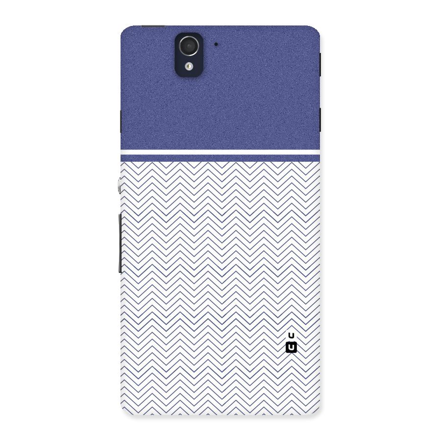 Melange Striped Pattern Back Case for Sony Xperia Z