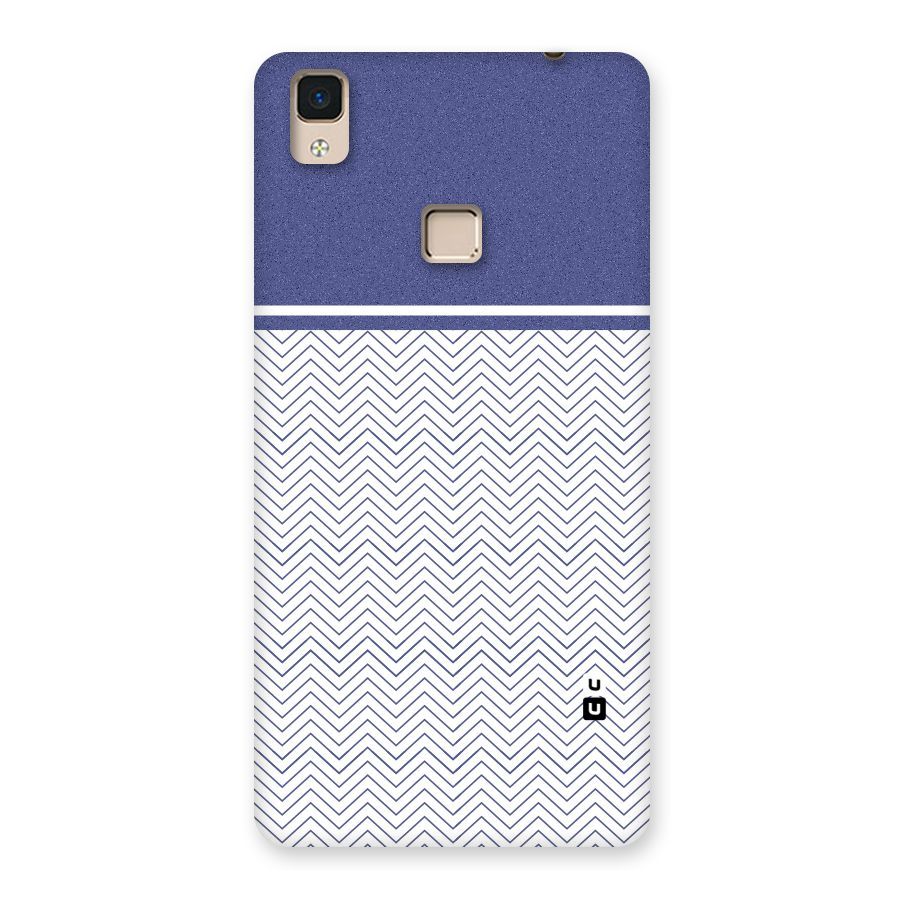 Melange Striped Pattern Back Case for V3 Max