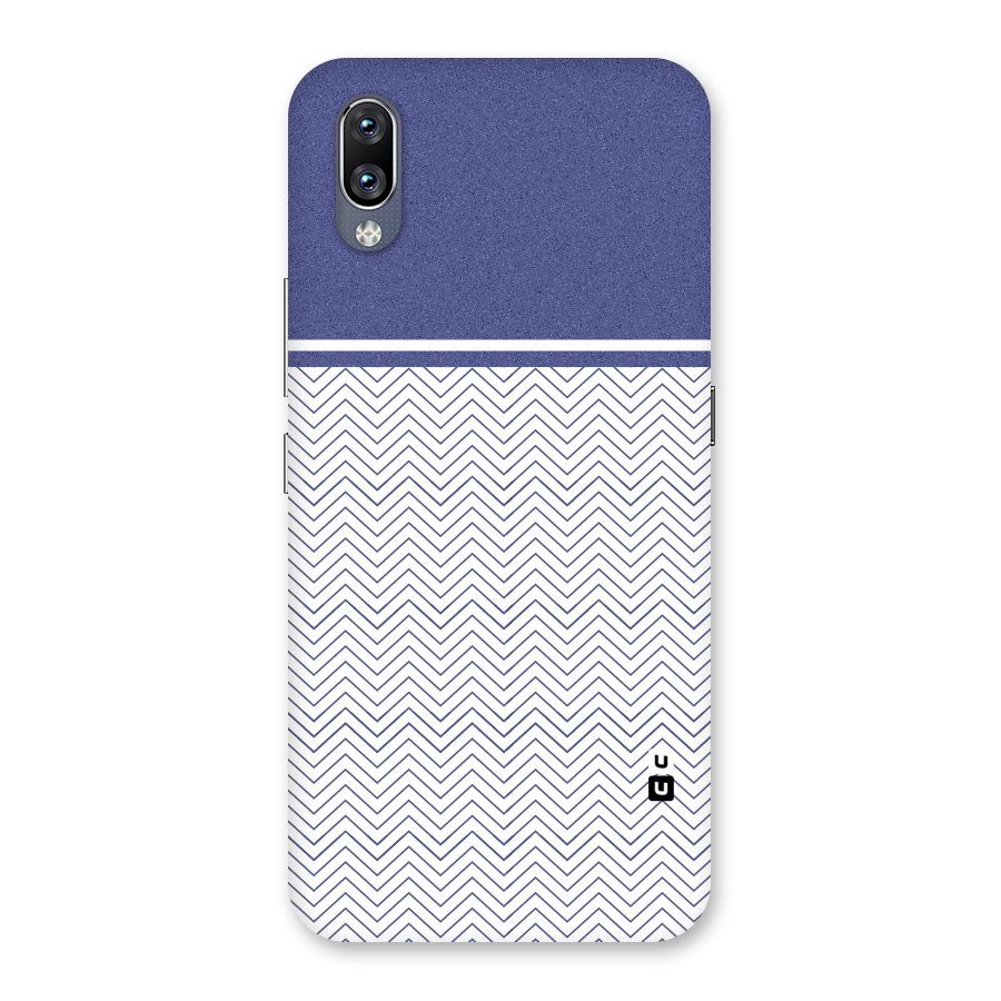Melange Striped Pattern Back Case for Vivo NEX