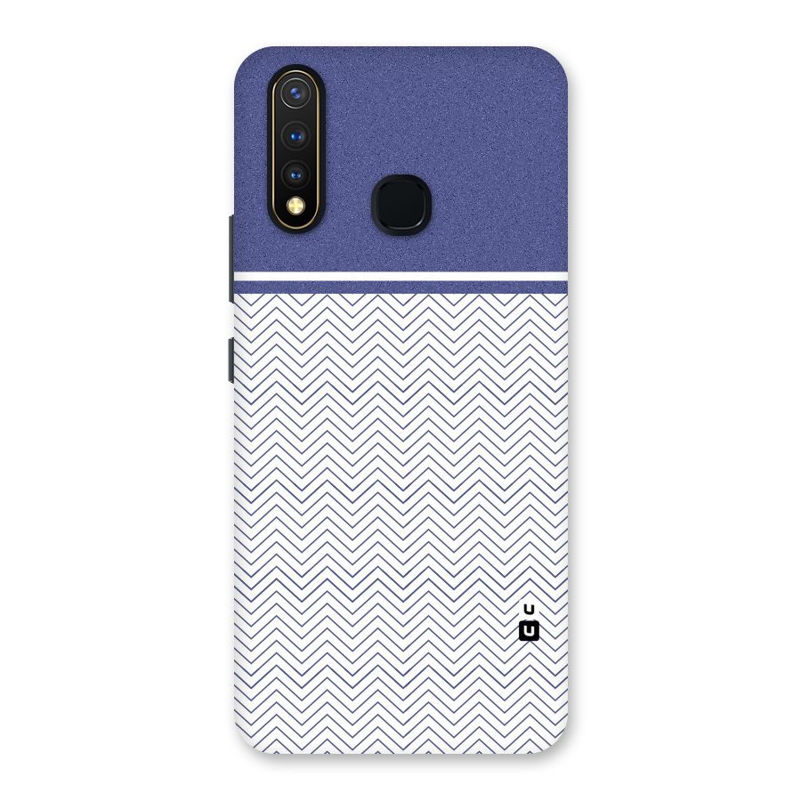 Melange Striped Pattern Back Case for Vivo U20