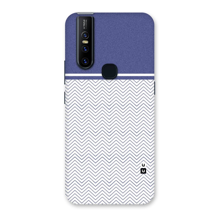 Melange Striped Pattern Back Case for Vivo V15