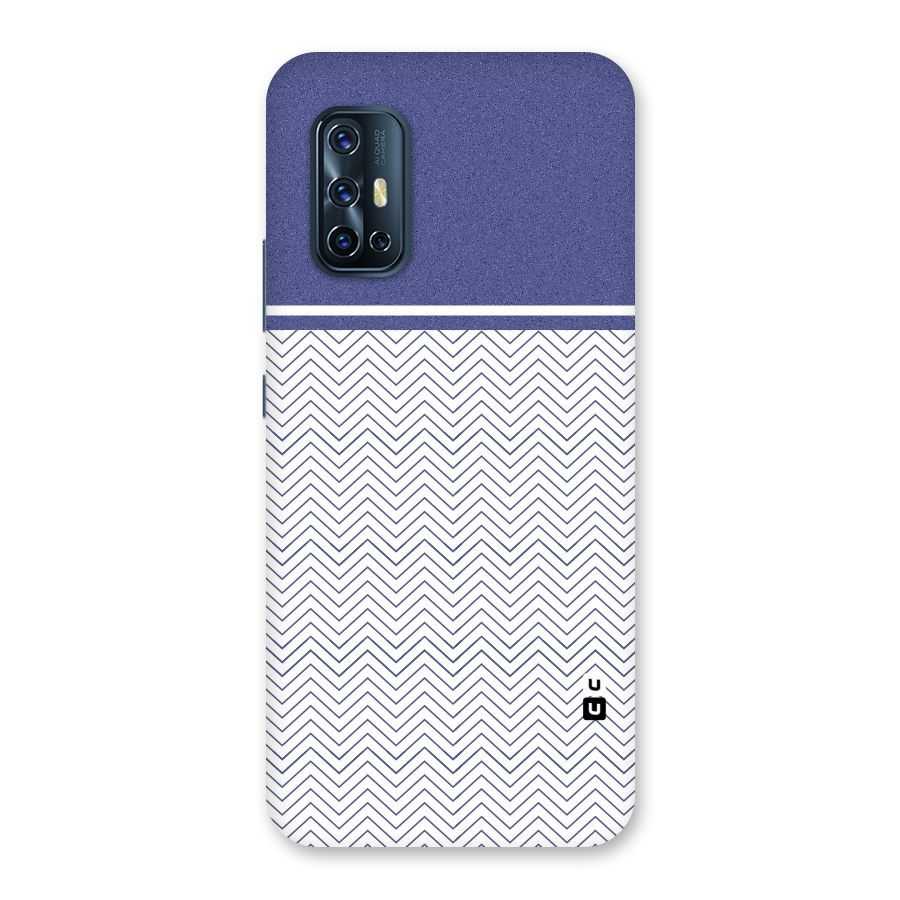 Melange Striped Pattern Back Case for Vivo V17