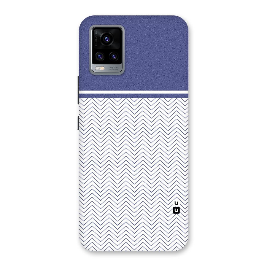 Melange Striped Pattern Back Case for Vivo V20