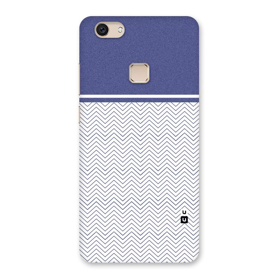 Melange Striped Pattern Back Case for Vivo V7