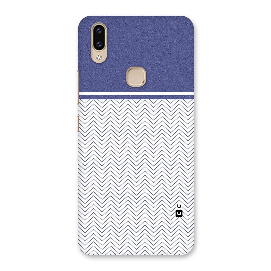 Melange Striped Pattern Back Case for Vivo V9 Youth