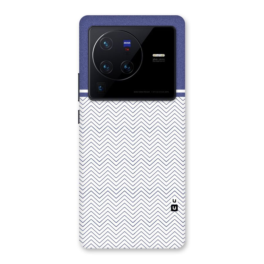 Melange Striped Pattern Back Case for Vivo X80 Pro
