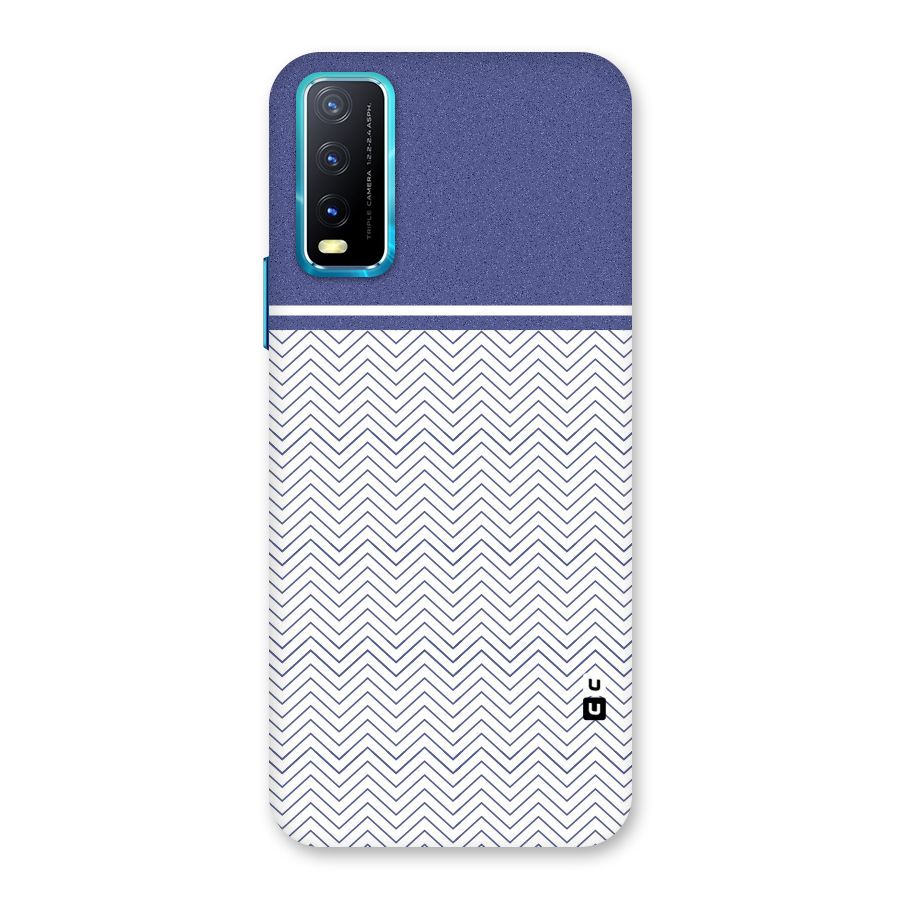 Melange Striped Pattern Back Case for Vivo Y20A