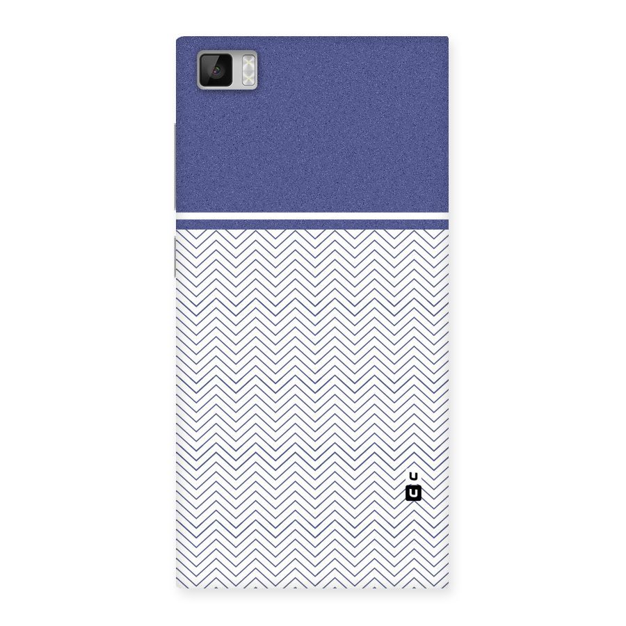 Melange Striped Pattern Back Case for Xiaomi Mi3