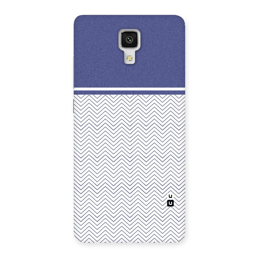 Melange Striped Pattern Back Case for Xiaomi Mi 4