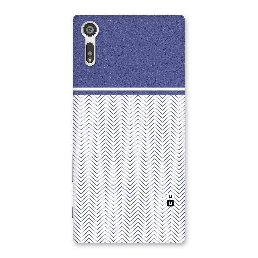 Melange Striped Pattern Back Case for Xperia XZ