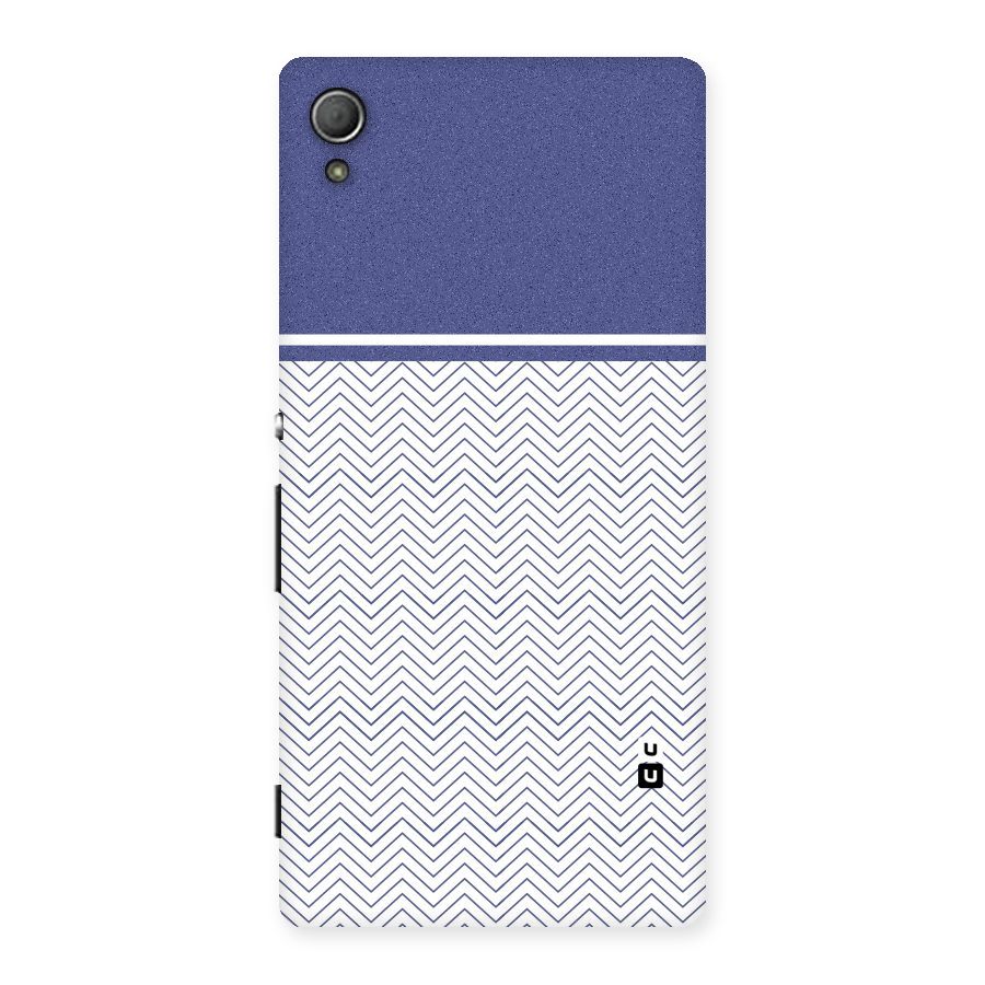 Melange Striped Pattern Back Case for Xperia Z3 Plus