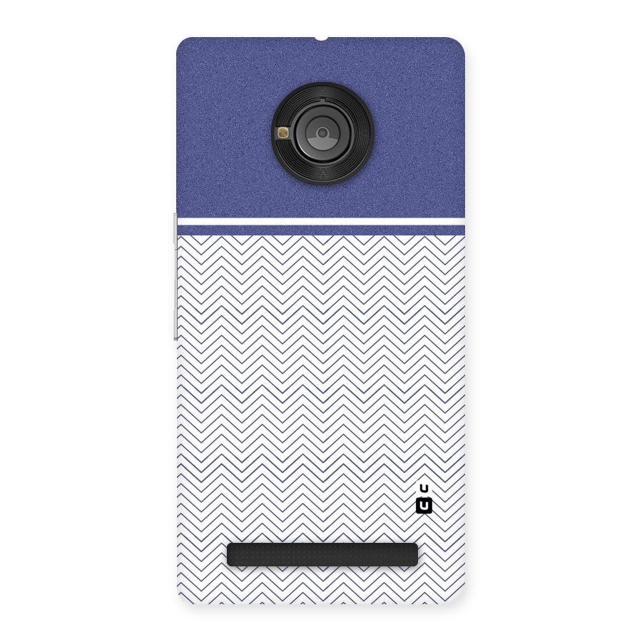 Melange Striped Pattern Back Case for Yu Yunique