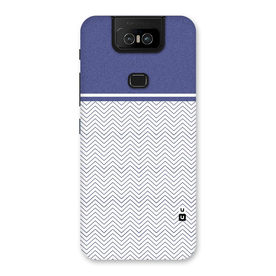 Melange Striped Pattern Back Case for Zenfone 6z