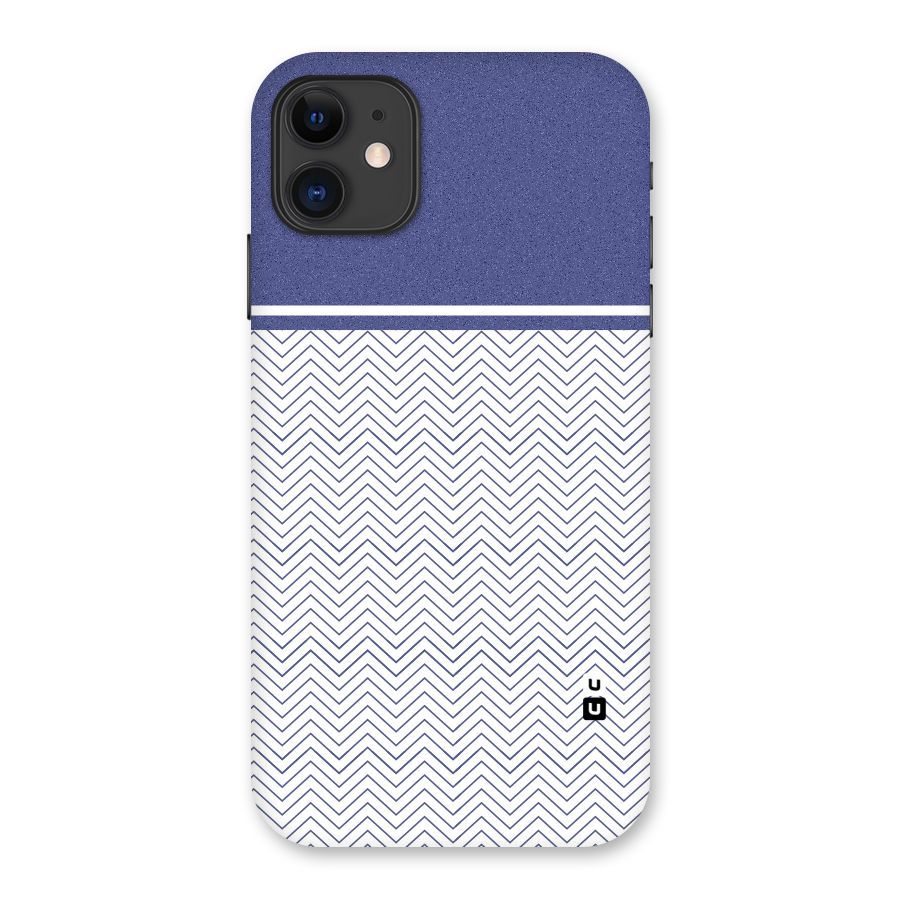 Melange Striped Pattern Back Case for iPhone 11