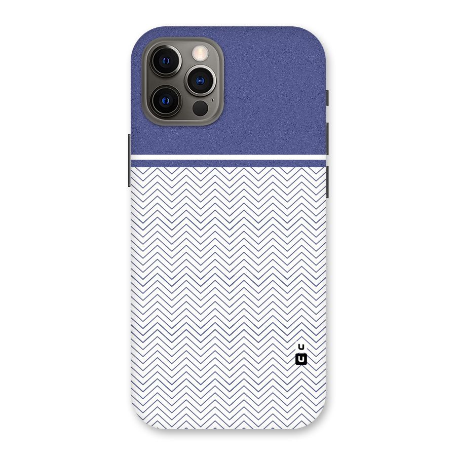 Melange Striped Pattern Back Case for iPhone 12 Pro