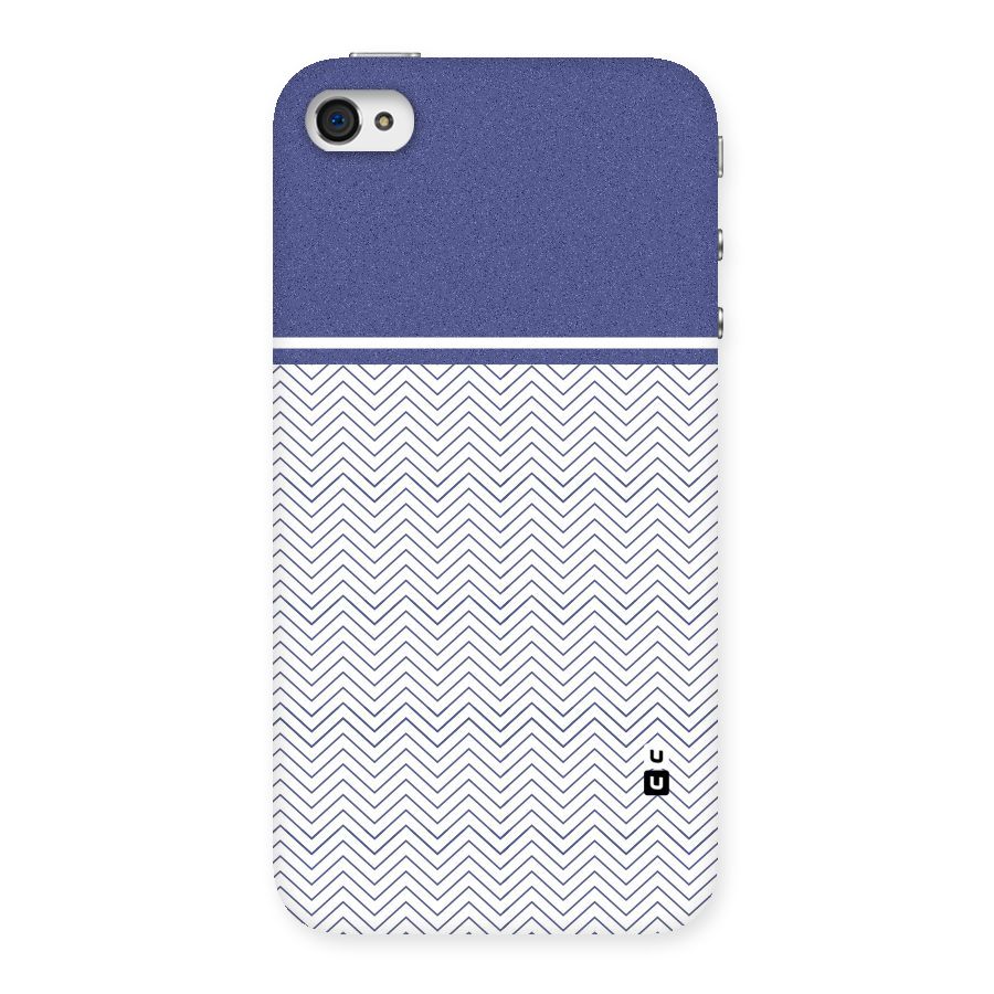 Melange Striped Pattern Back Case for iPhone 4 4s