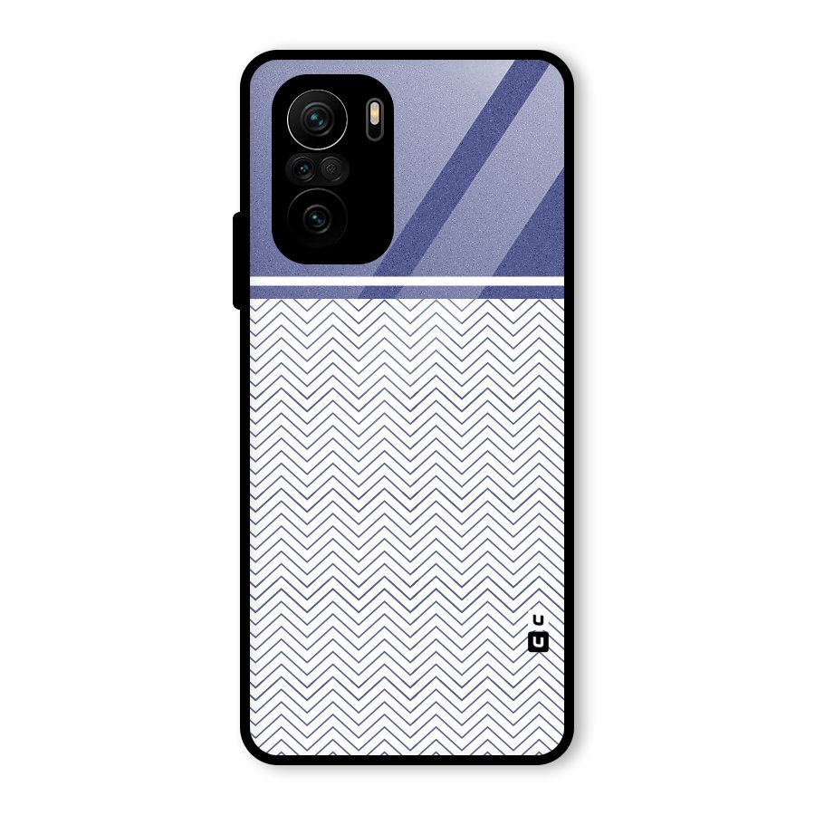 Melange Striped Pattern Glass Back Case for Mi 11X Pro