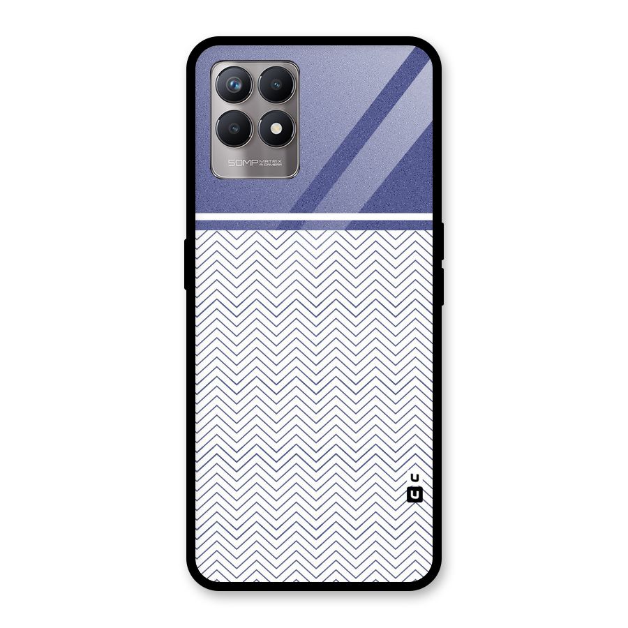 Melange Striped Pattern Glass Back Case for Realme Narzo 50