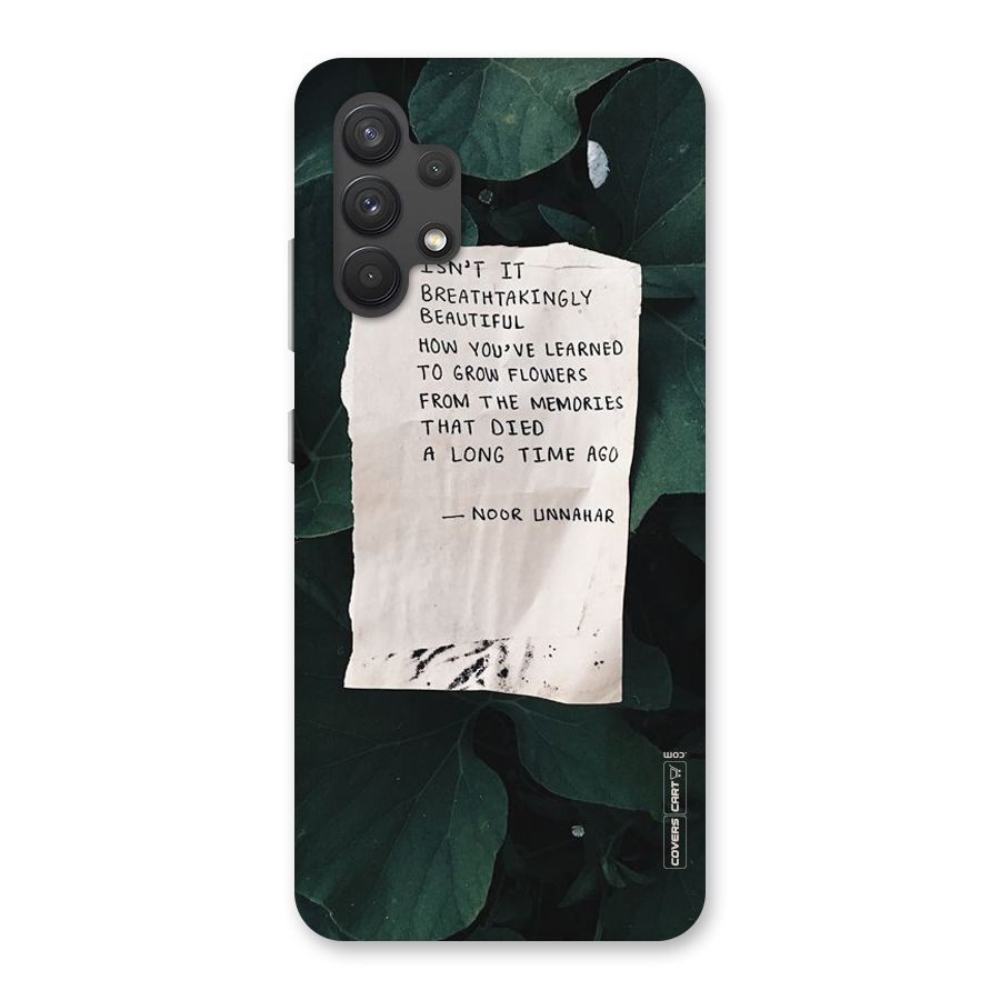 Memories Back Case for Galaxy A32