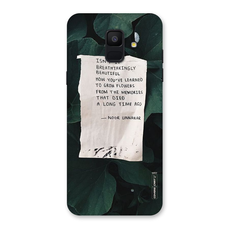 Memories Back Case for Galaxy A6 (2018)