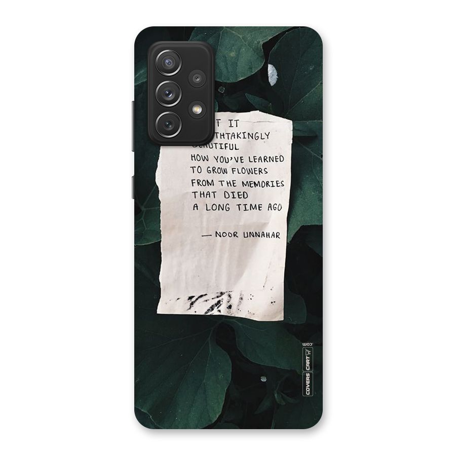Memories Back Case for Galaxy A72