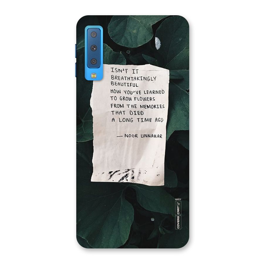 Memories Back Case for Galaxy A7 (2018)