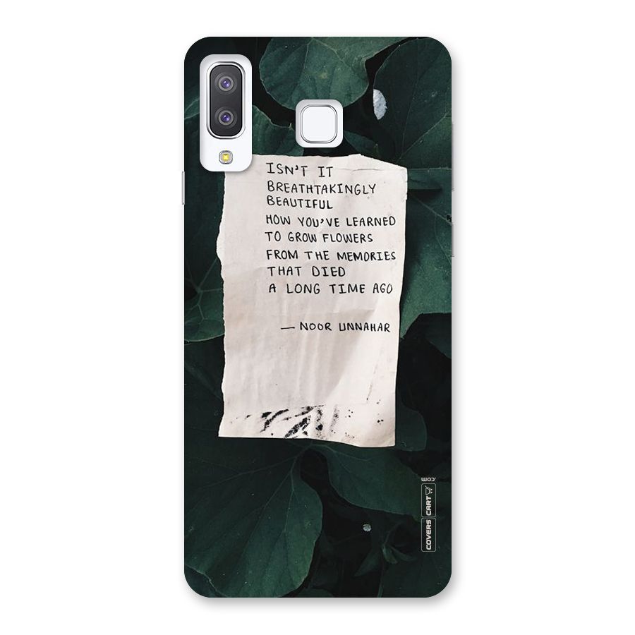 Memories Back Case for Galaxy A8 Star