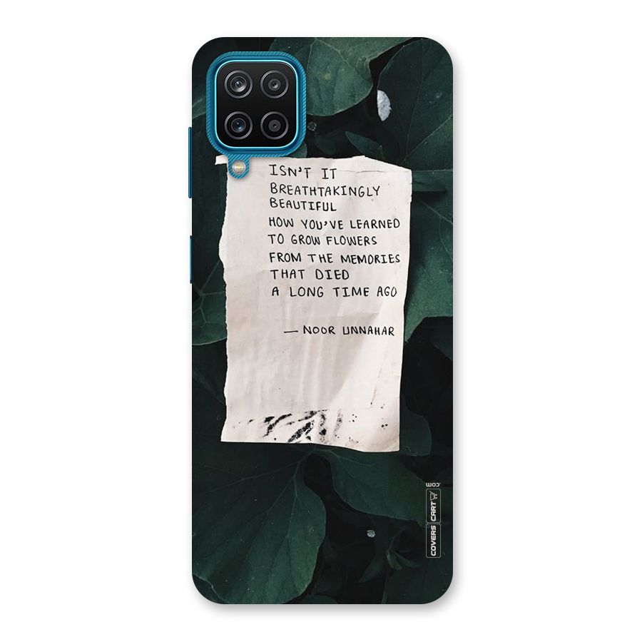 Memories Back Case for Galaxy F12