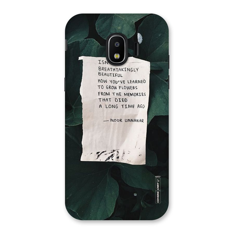 Memories Back Case for Galaxy J2 Pro 2018