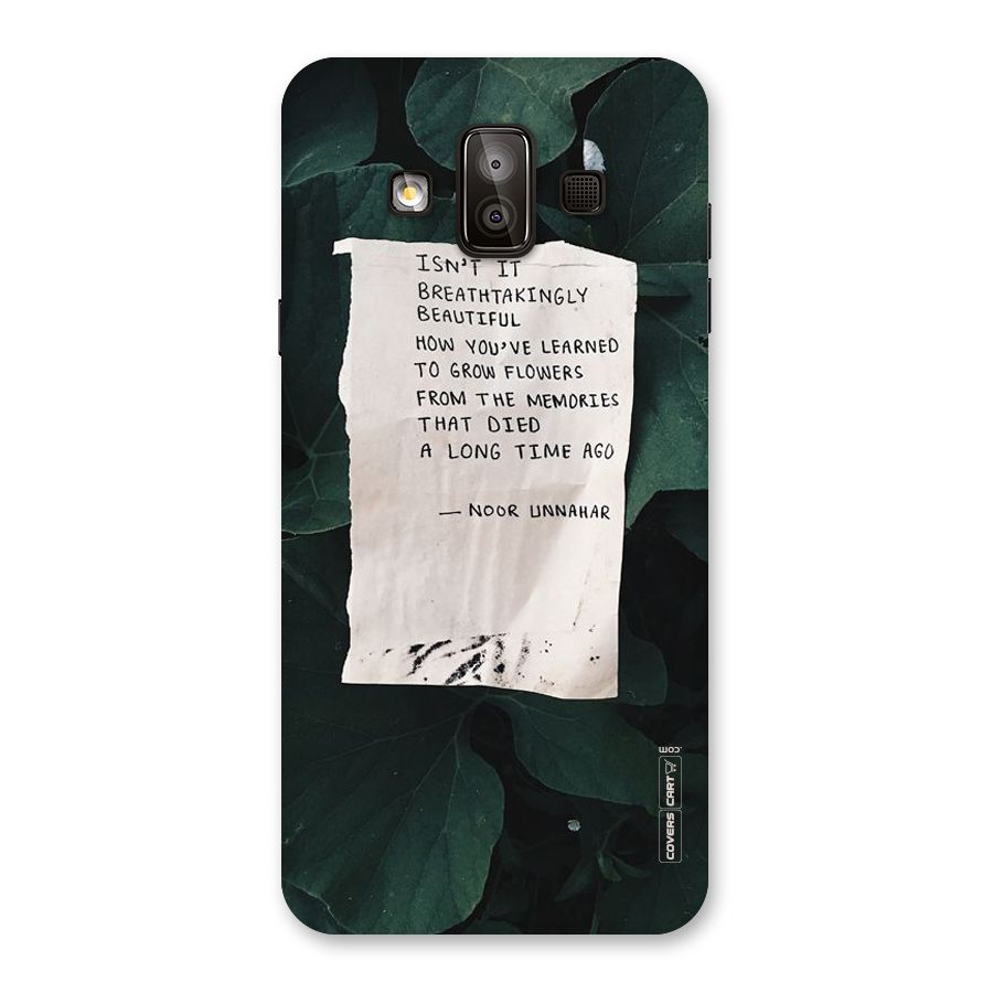 Memories Back Case for Galaxy J7 Duo