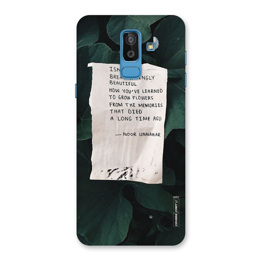 Memories Back Case for Galaxy J8