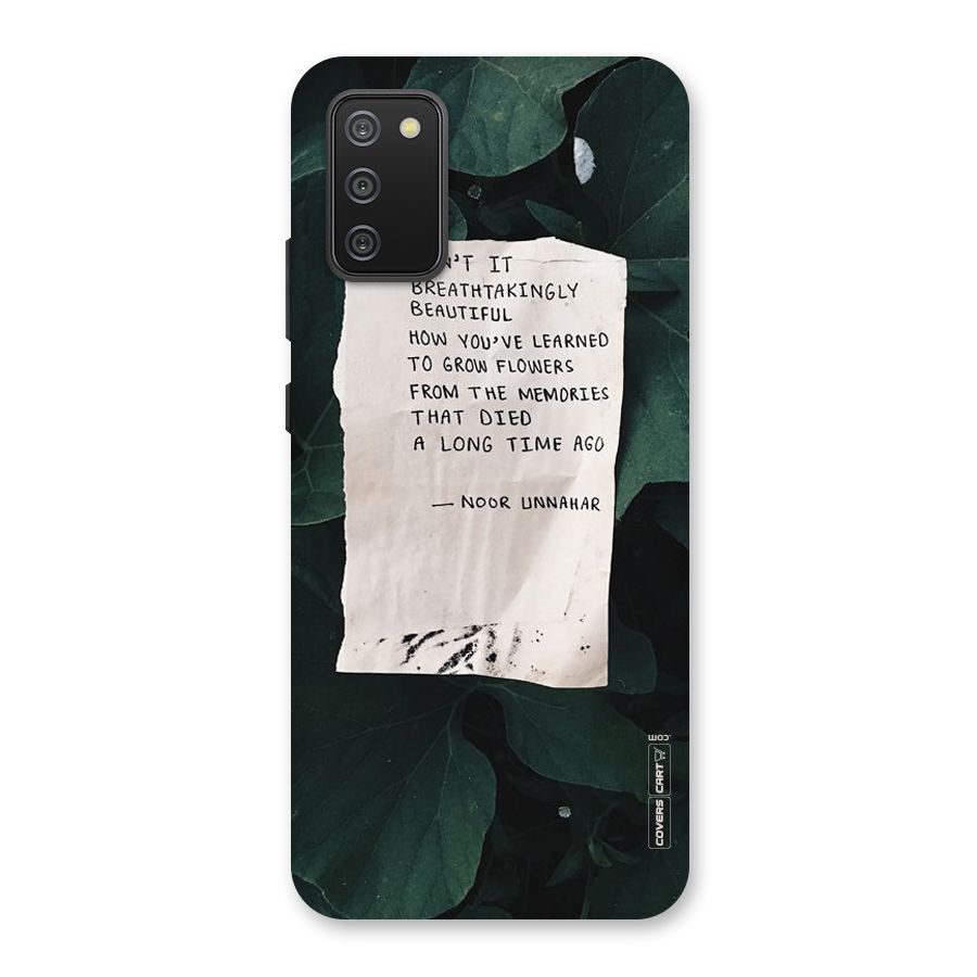 Memories Back Case for Galaxy M02s