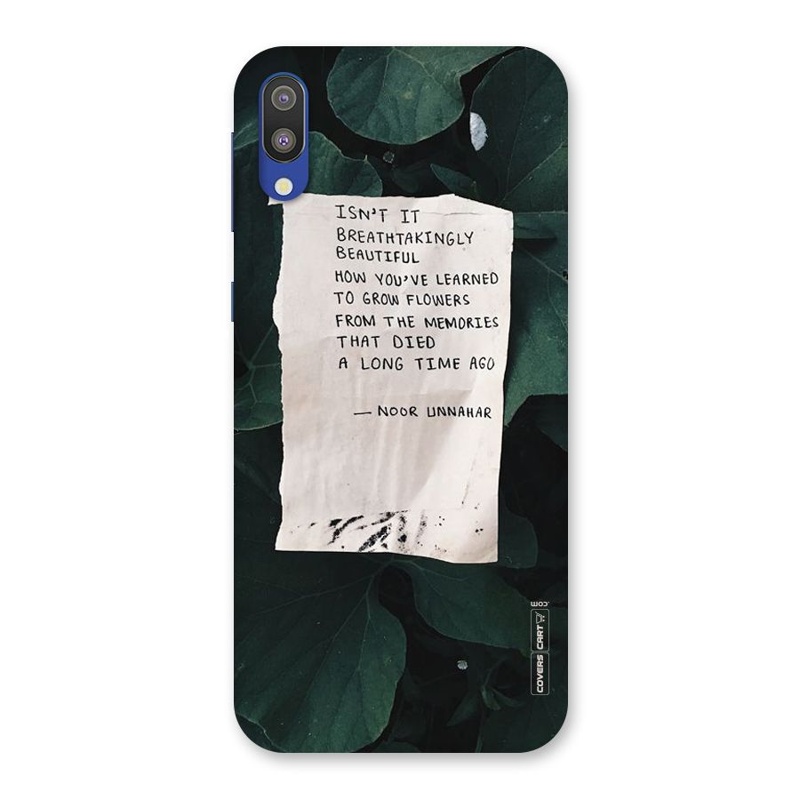 Memories Back Case for Galaxy M10