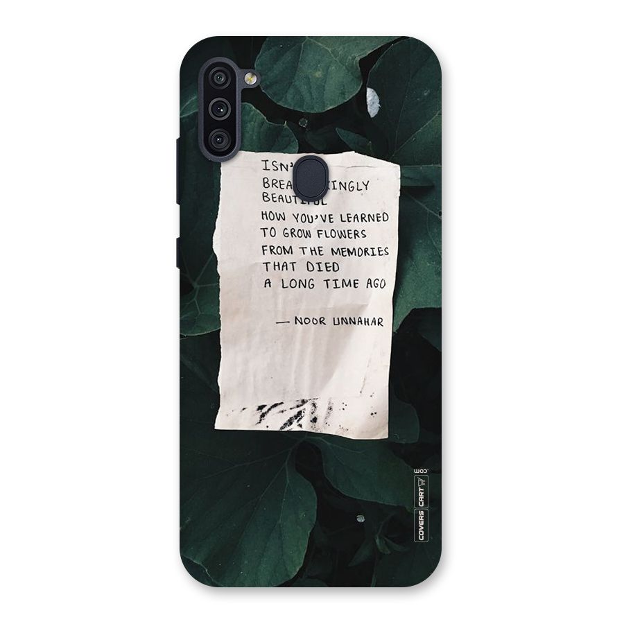 Memories Back Case for Galaxy M11