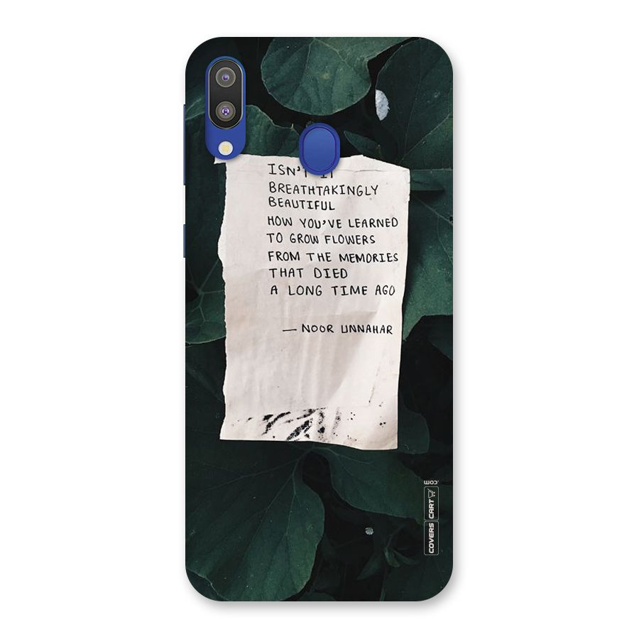 Memories Back Case for Galaxy M20
