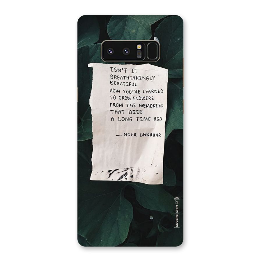 Memories Back Case for Galaxy Note 8