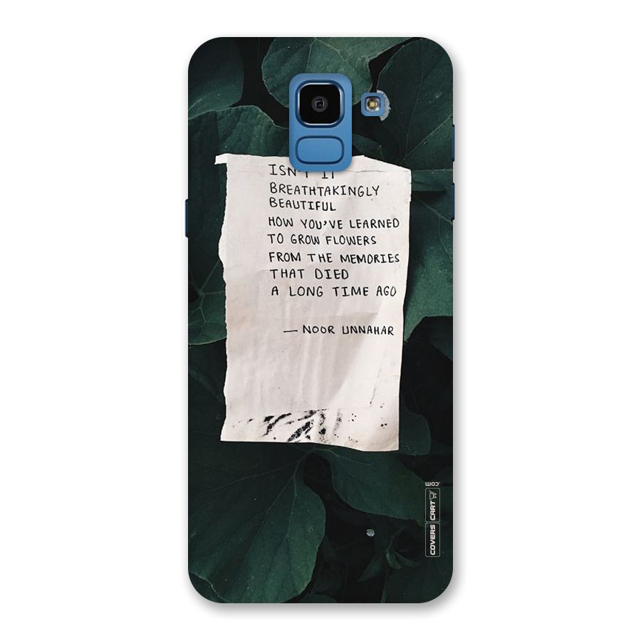 Memories Back Case for Galaxy On6
