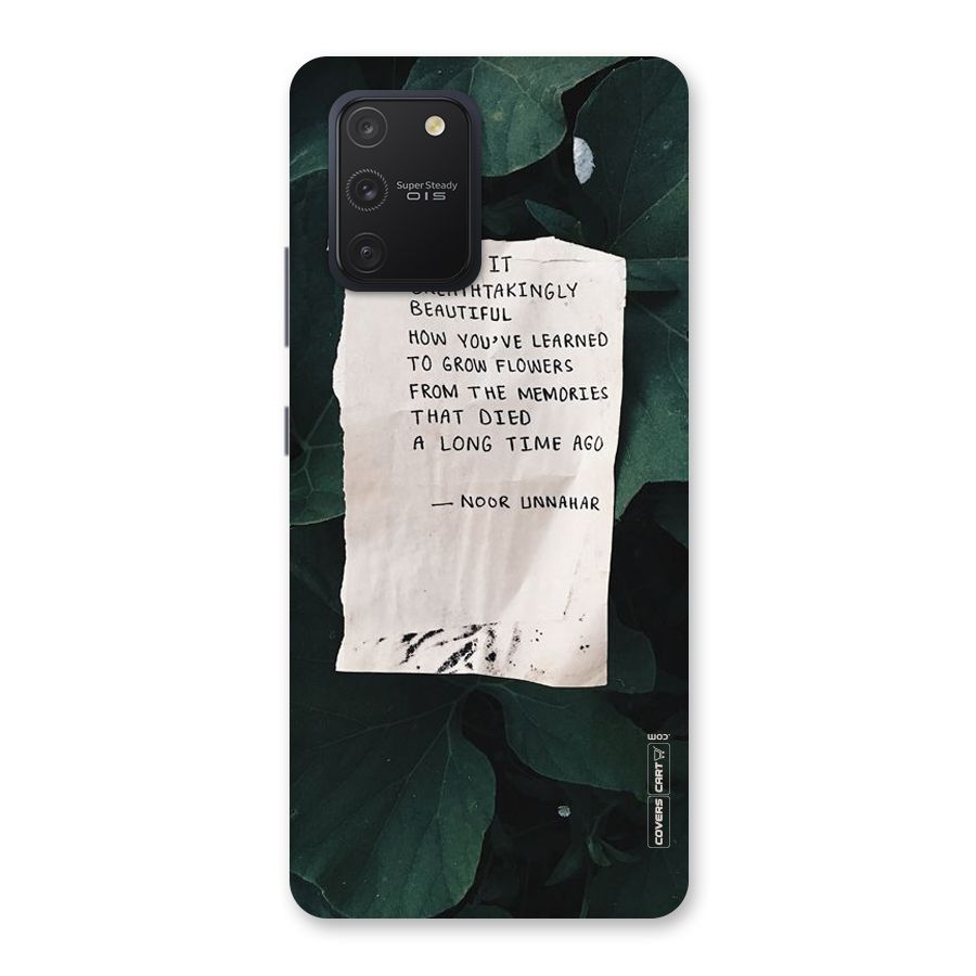 Memories Back Case for Galaxy S10 Lite