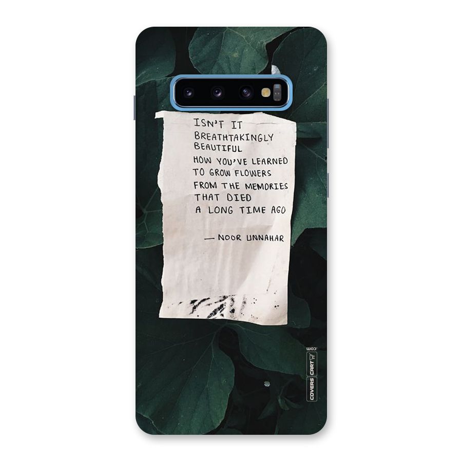 Memories Back Case for Galaxy S10 Plus