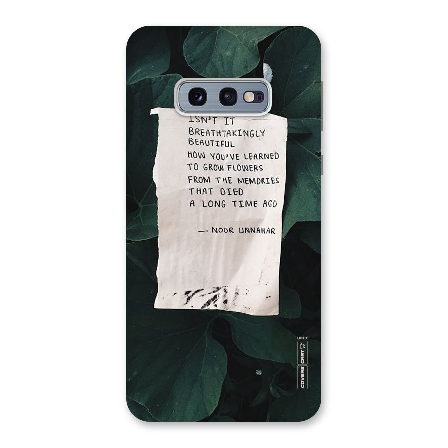 Memories Back Case for Galaxy S10e