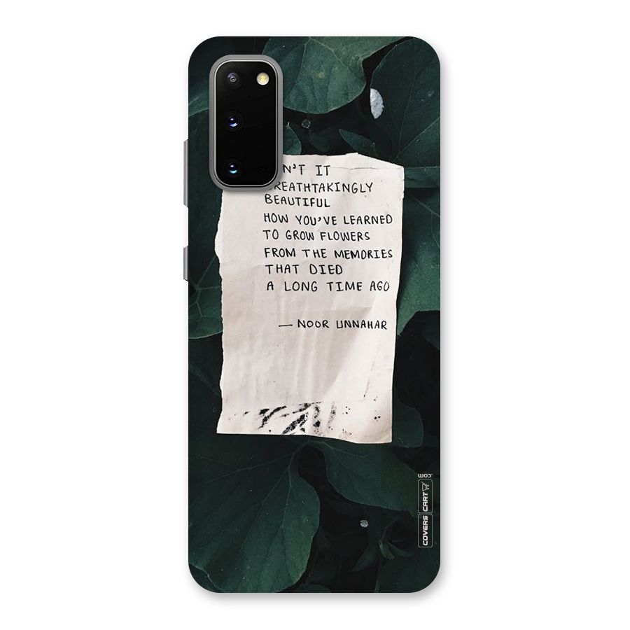 Memories Back Case for Galaxy S20